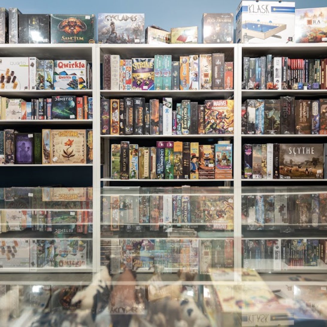 Rayon jeux de société de la boutique